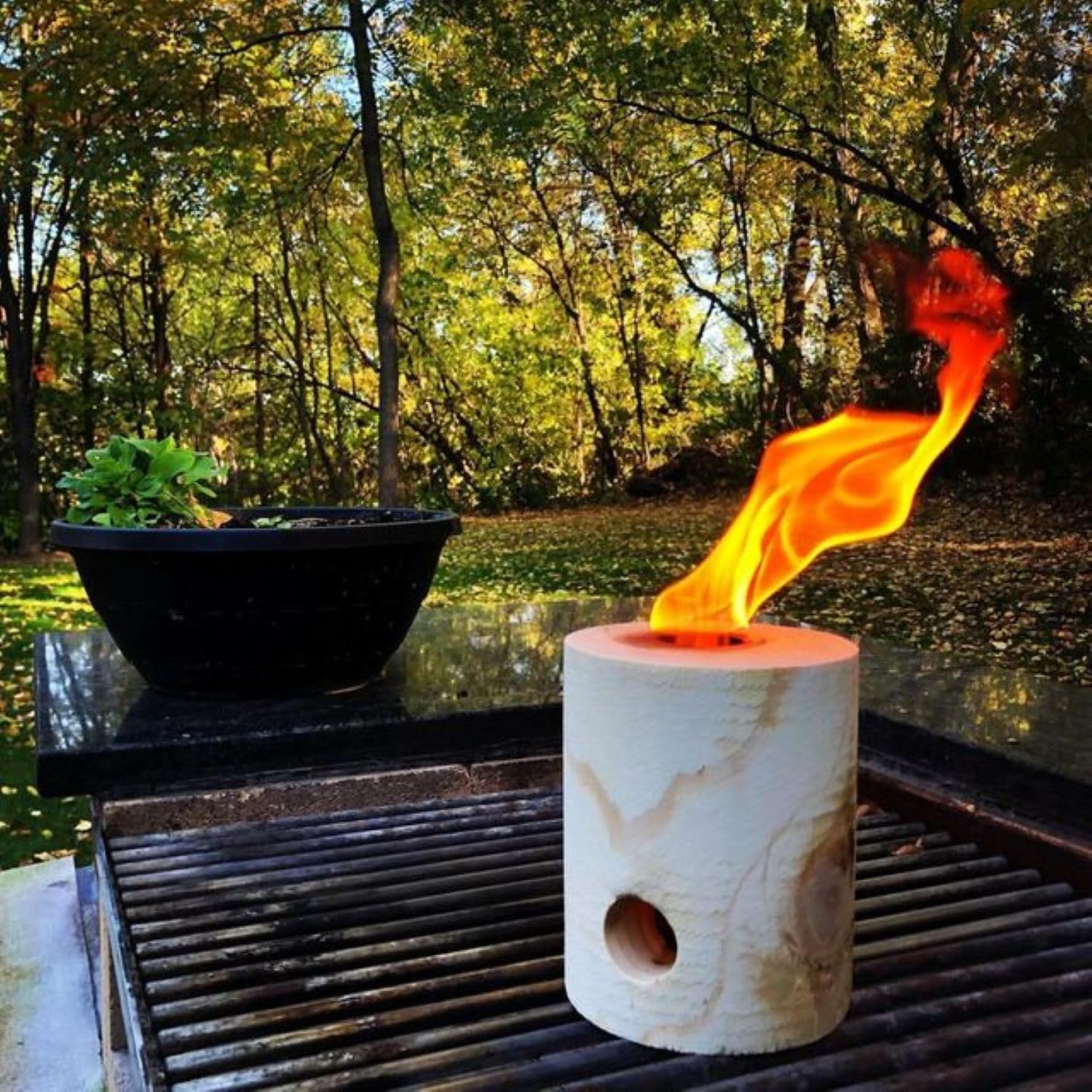 Amazon.com : One Log Fire Swedish Fire Log - Ultra Mini - Kiln